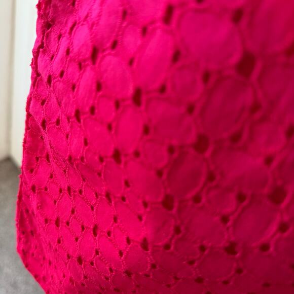 New York & Company Pink Textured Skirt Size 6 NWT Back Zip Slit - Picture 7 of 7